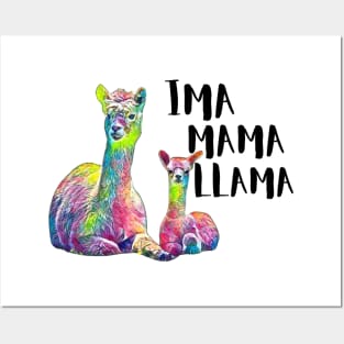 IMA MAMA LLAMA Posters and Art